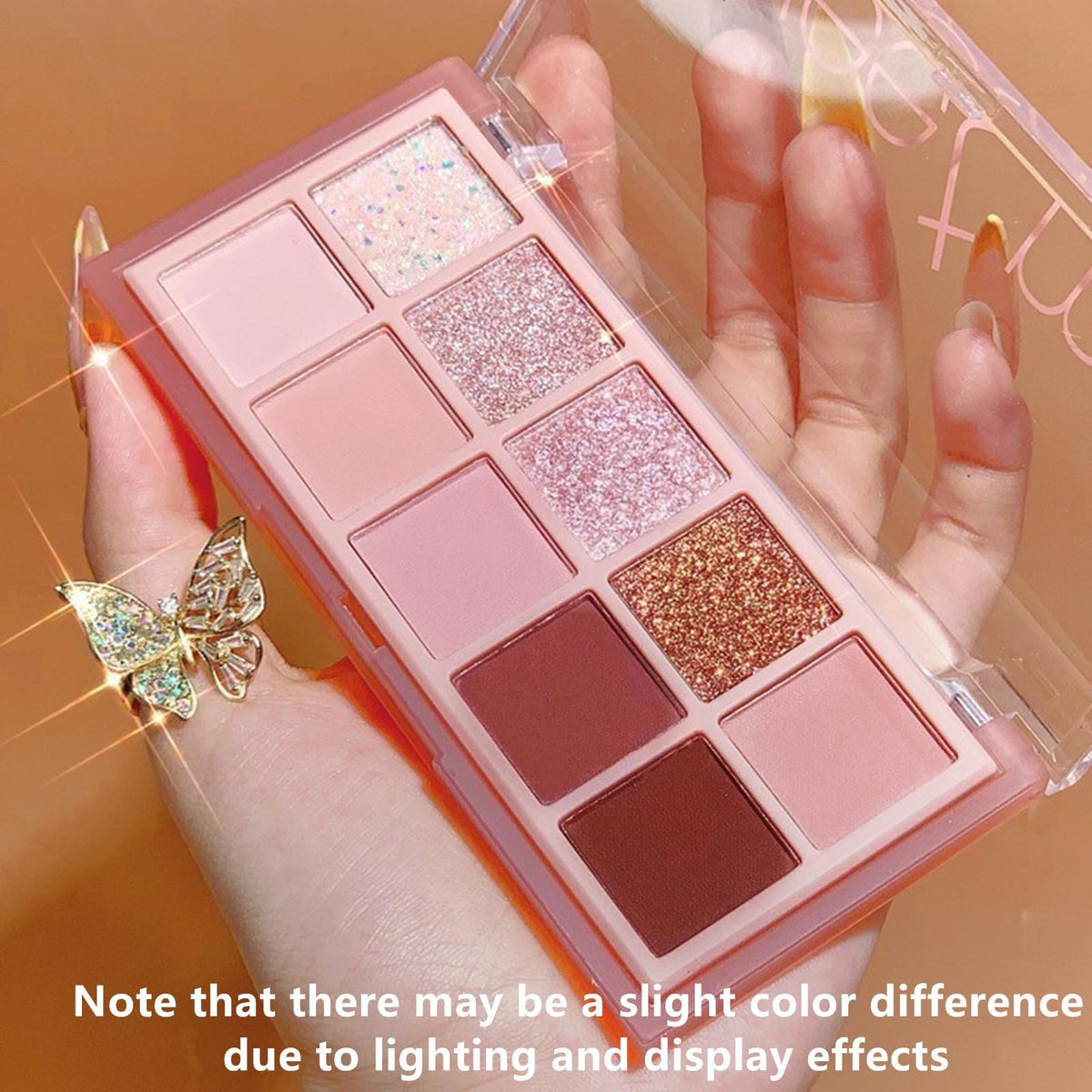 10 Colors Matte Glitter Shimmer Eyeshadow Palette I84179