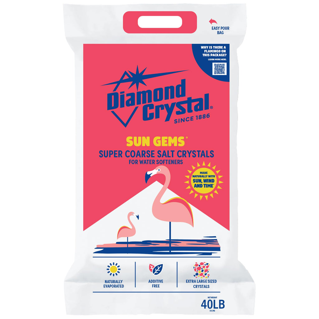 Coarse Salt Crystals, 40 Pounds Q340838