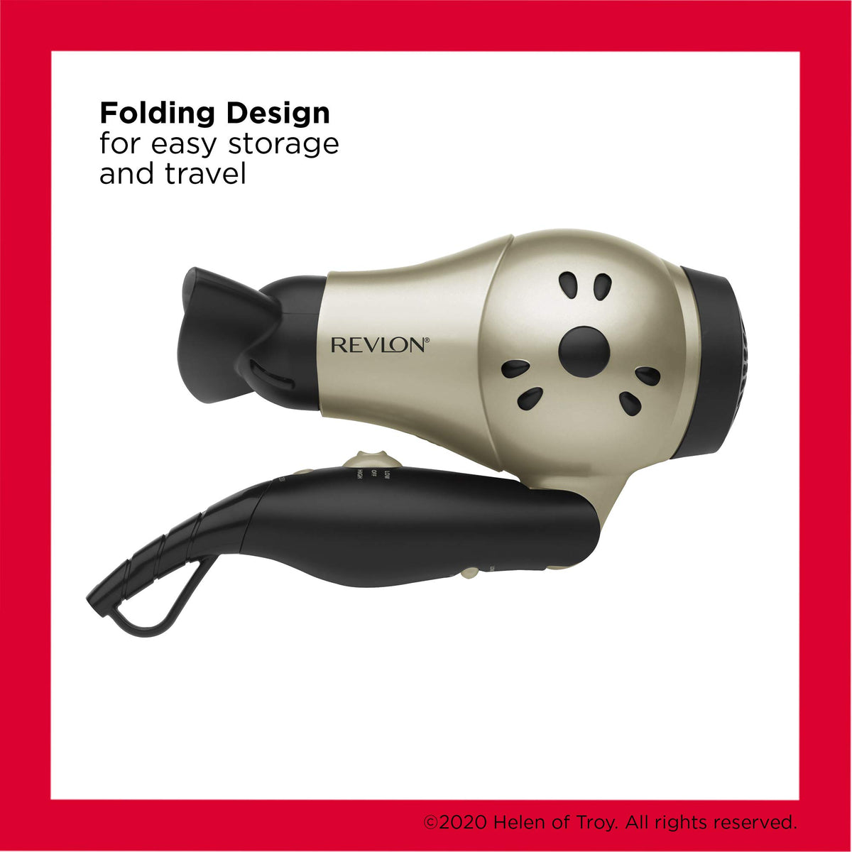 1875W Compact Folding Handle Hair Dryer A5355