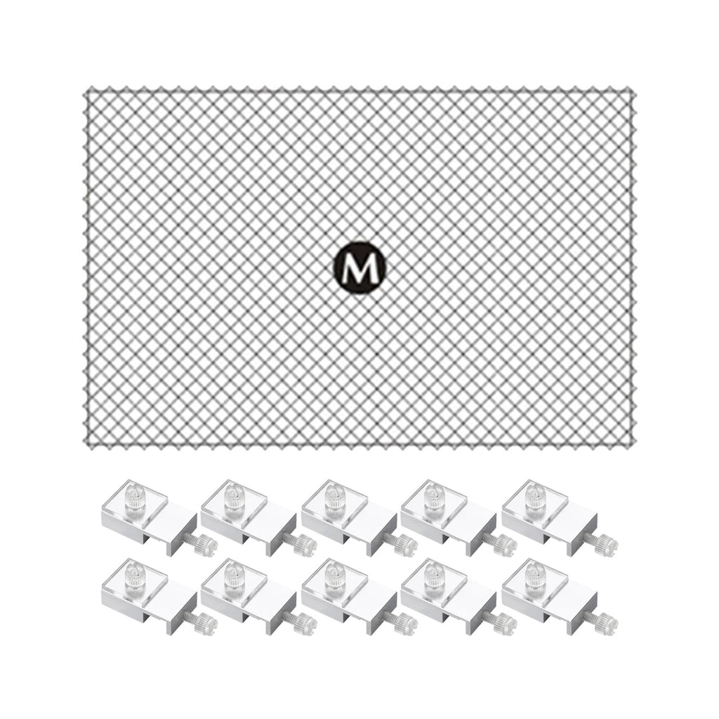 80x106cm Fish Tank Screen Net with 10 Clips U939473