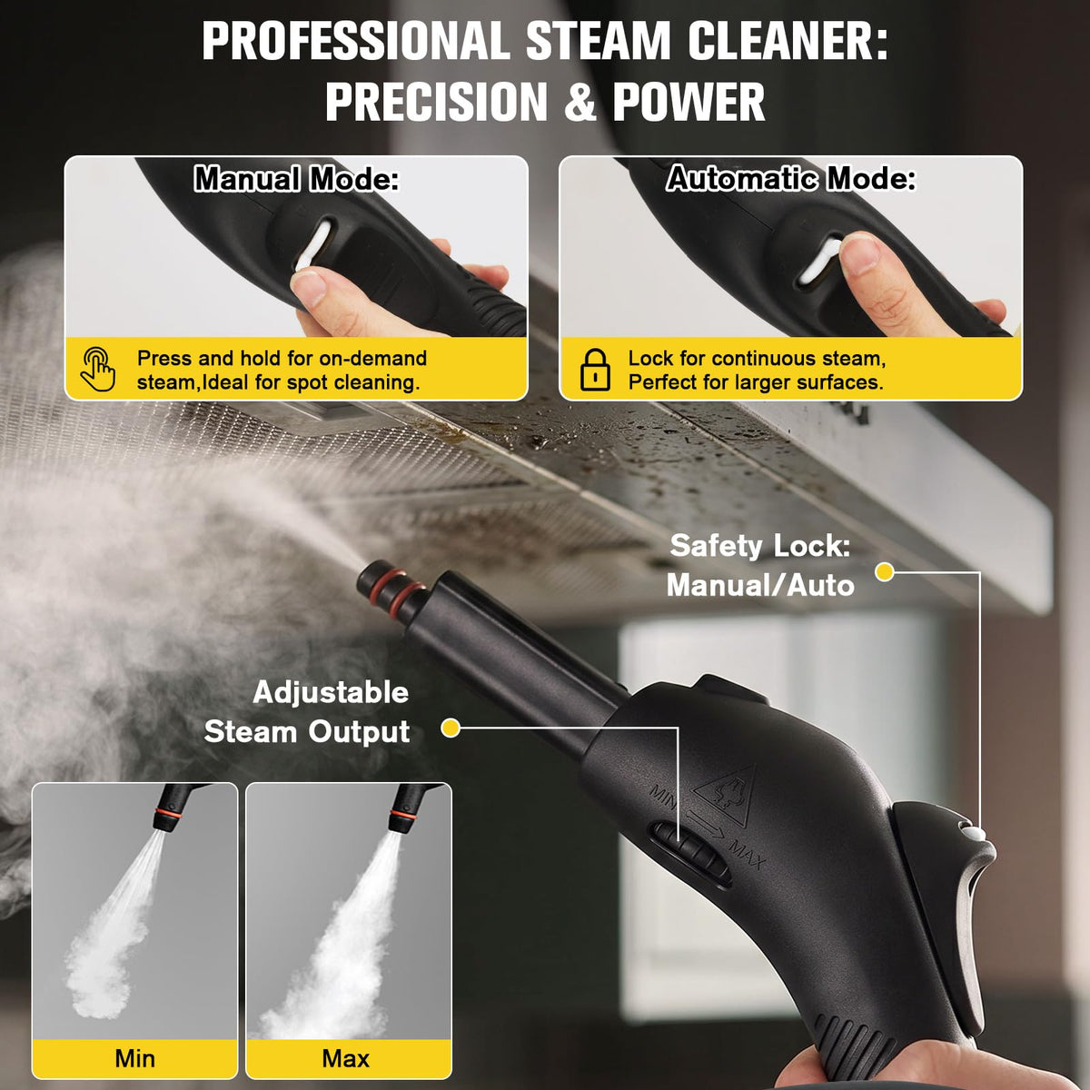 4.5 Bar 300°F Steam Cleaner L975