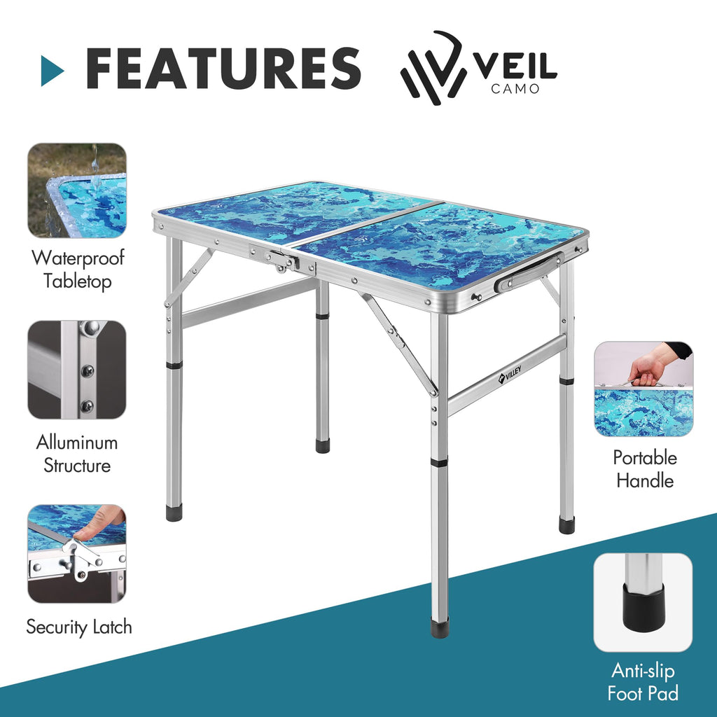 Folding Camping Table 2FT X6218