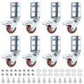 3" Boltless Rack Caster Wheels, 8 Pack T714