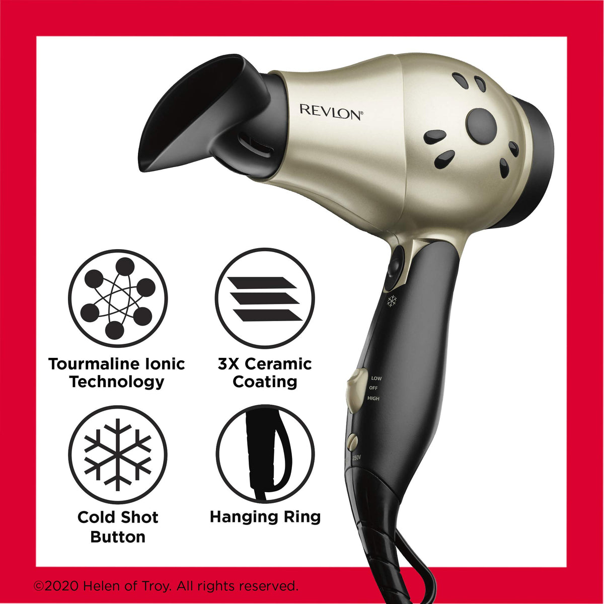 1875W Compact Folding Handle Hair Dryer A5355