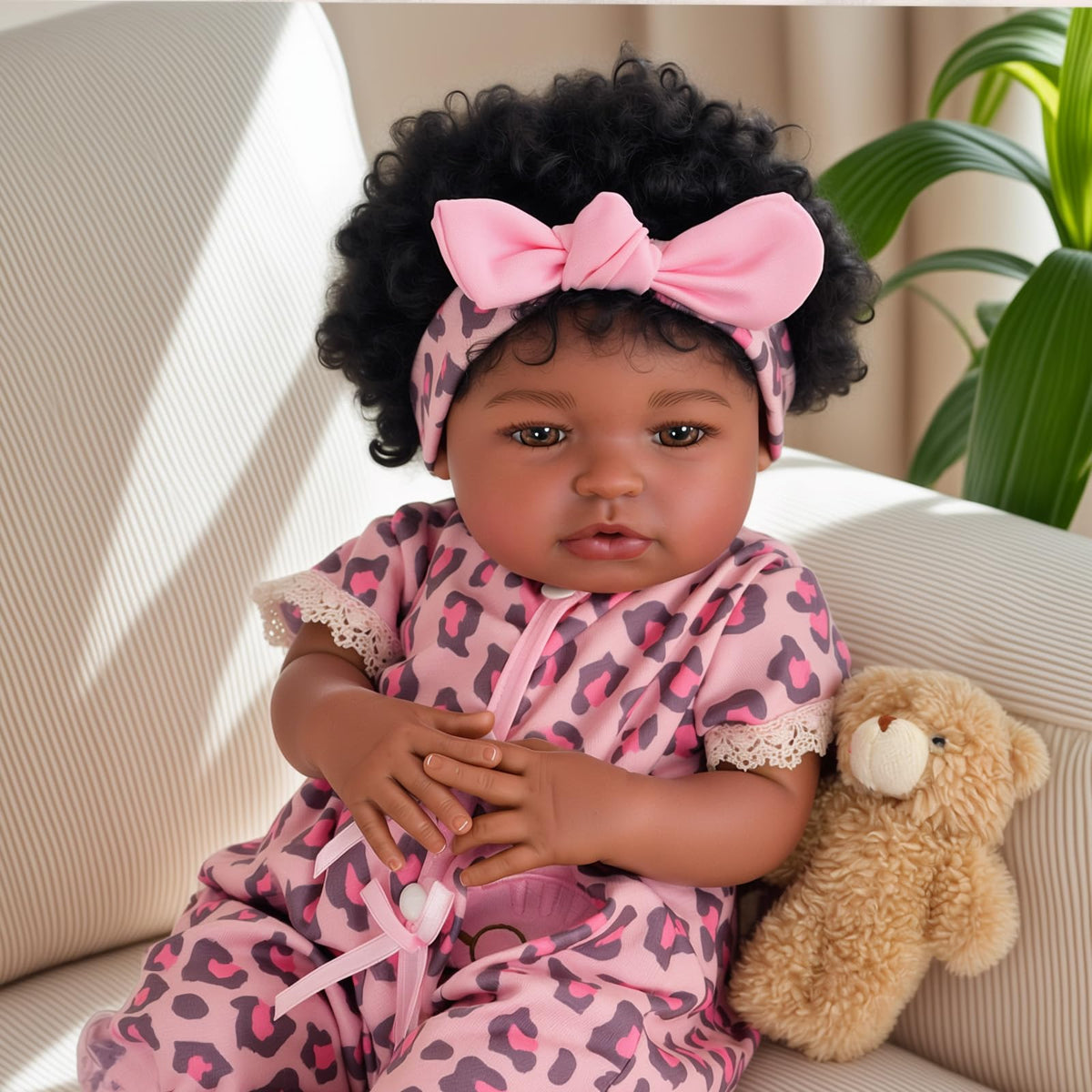 Black 20 Inch Reborn Baby Dolls L71627