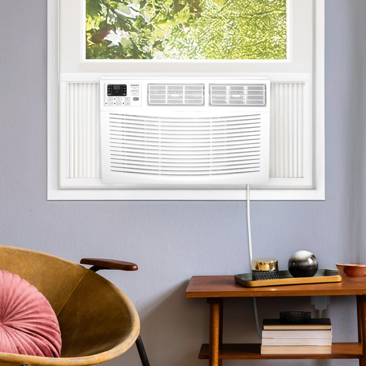 10,000 BTU White Window Air Conditioner D7595