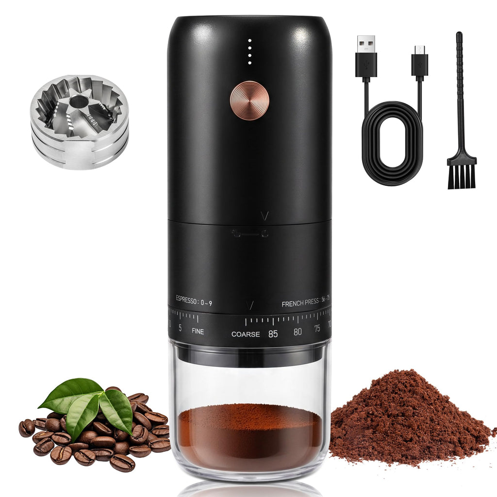 Portable Electric Burr Coffee Grinder R6085