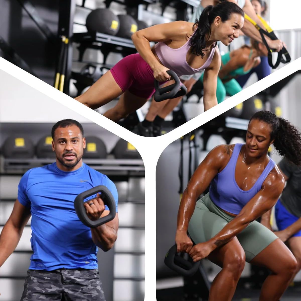 3-in-1 Kettlebell, Dumbbell and Push Up Bar Workout Equipment Z61885