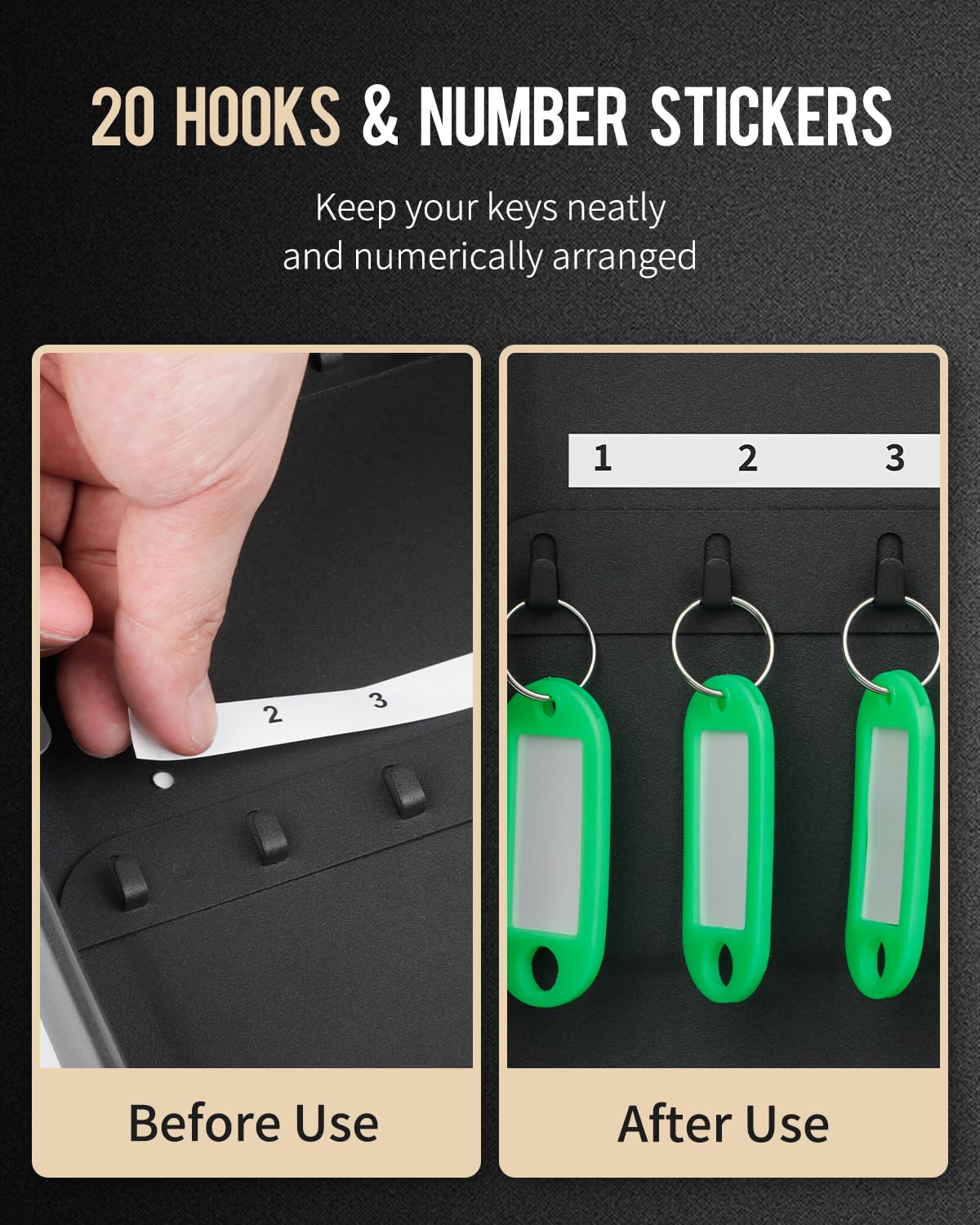 Steel Key Cabinet with Combination Lock Y499