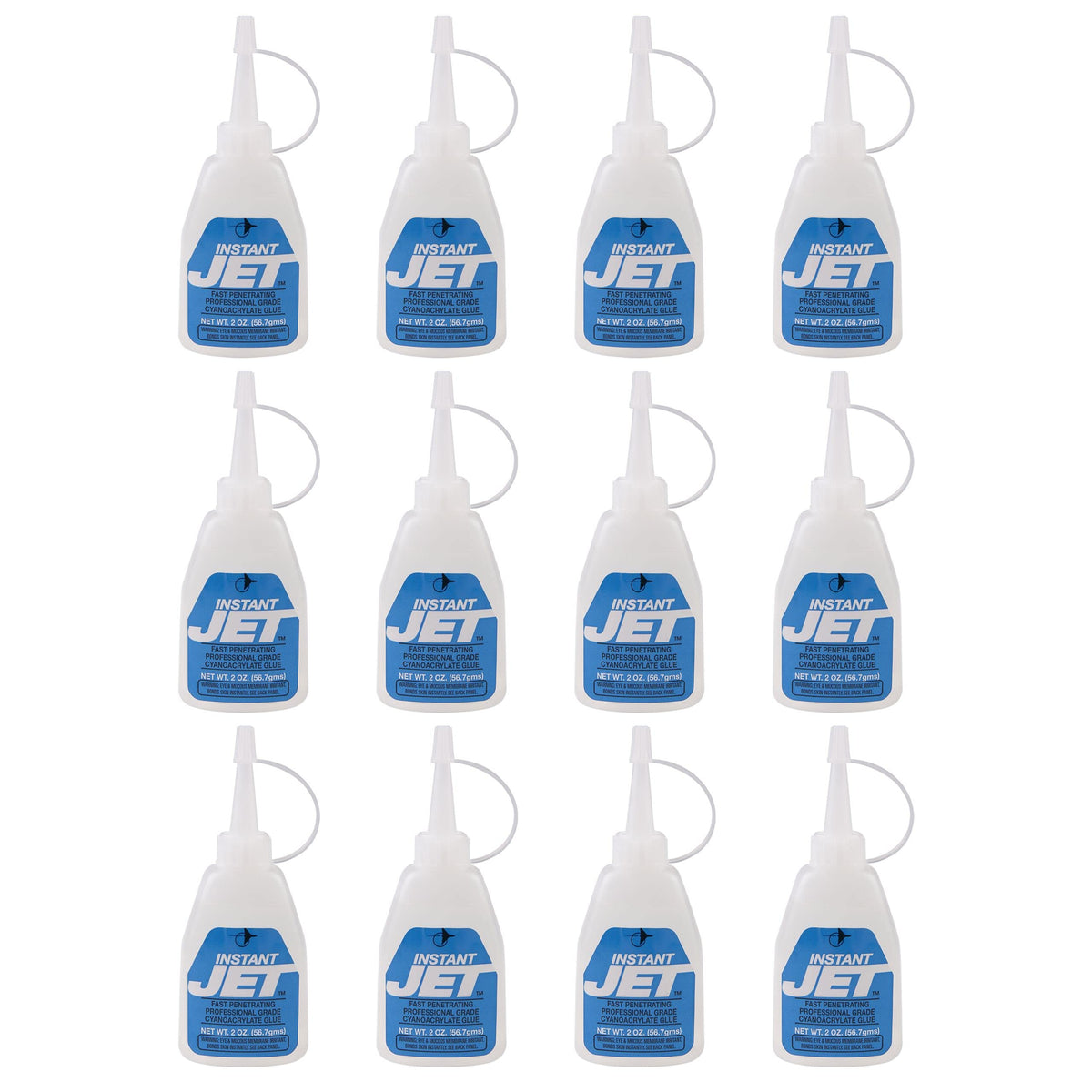 2 oz 12-Pack Fast-Action Multipurpose CA Adhesive D281