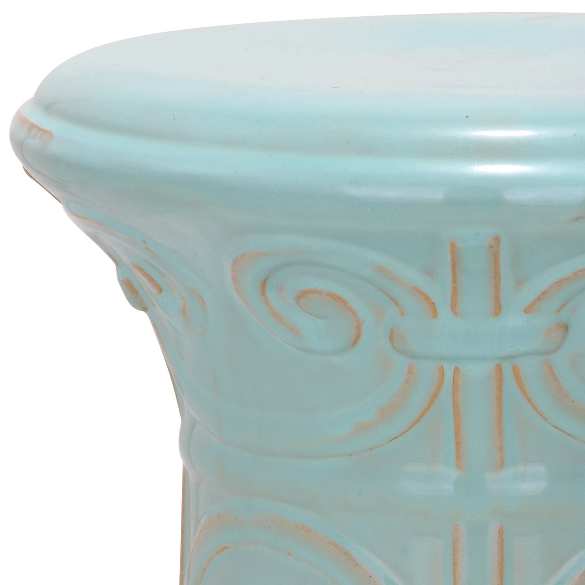 Ceramic Decorative Garden Stool P23797