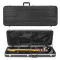 ABS Electric Guitar Hard Case 1.1 Inch Foam Plush Interior Black W53888