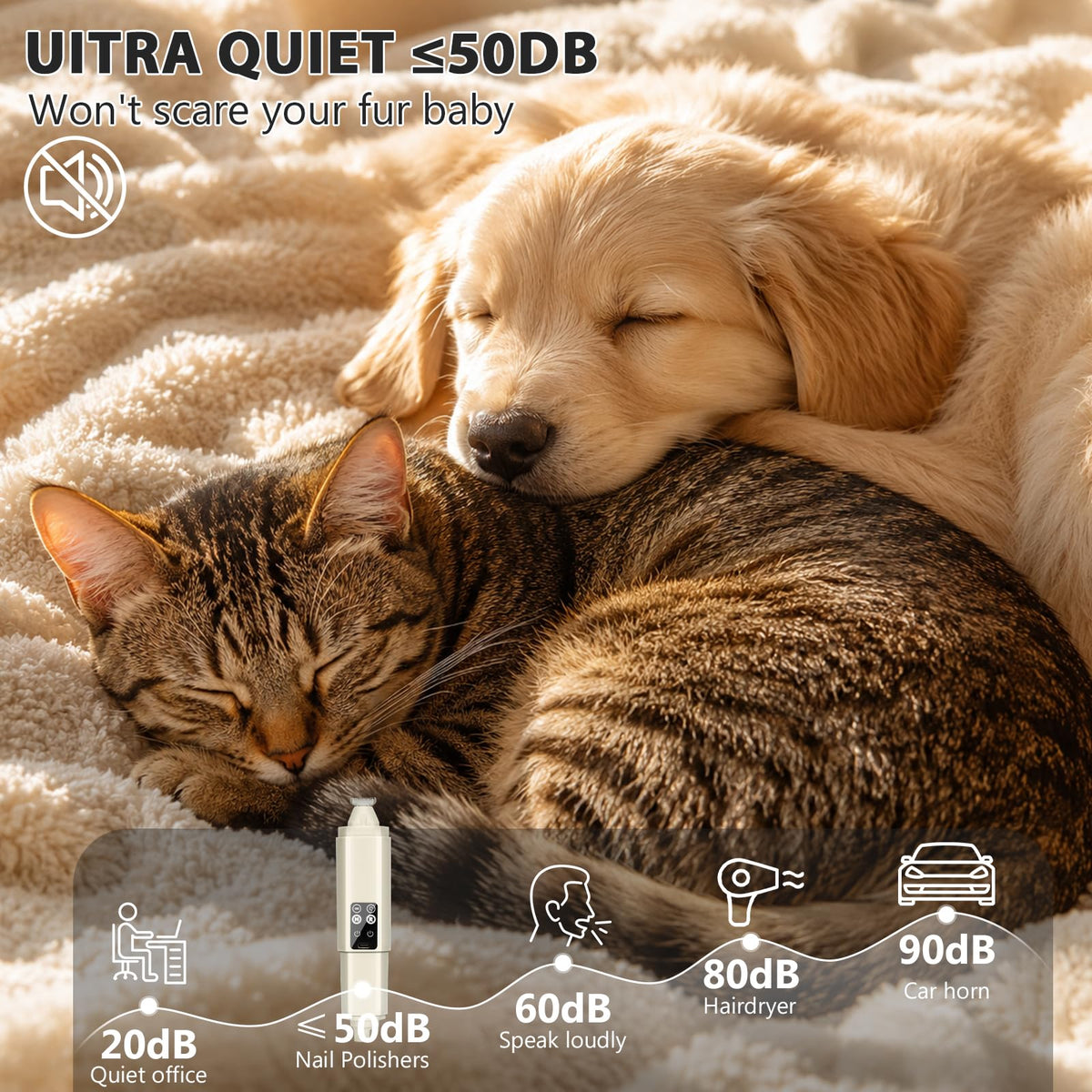Dog Nail Grinder with Light A4462