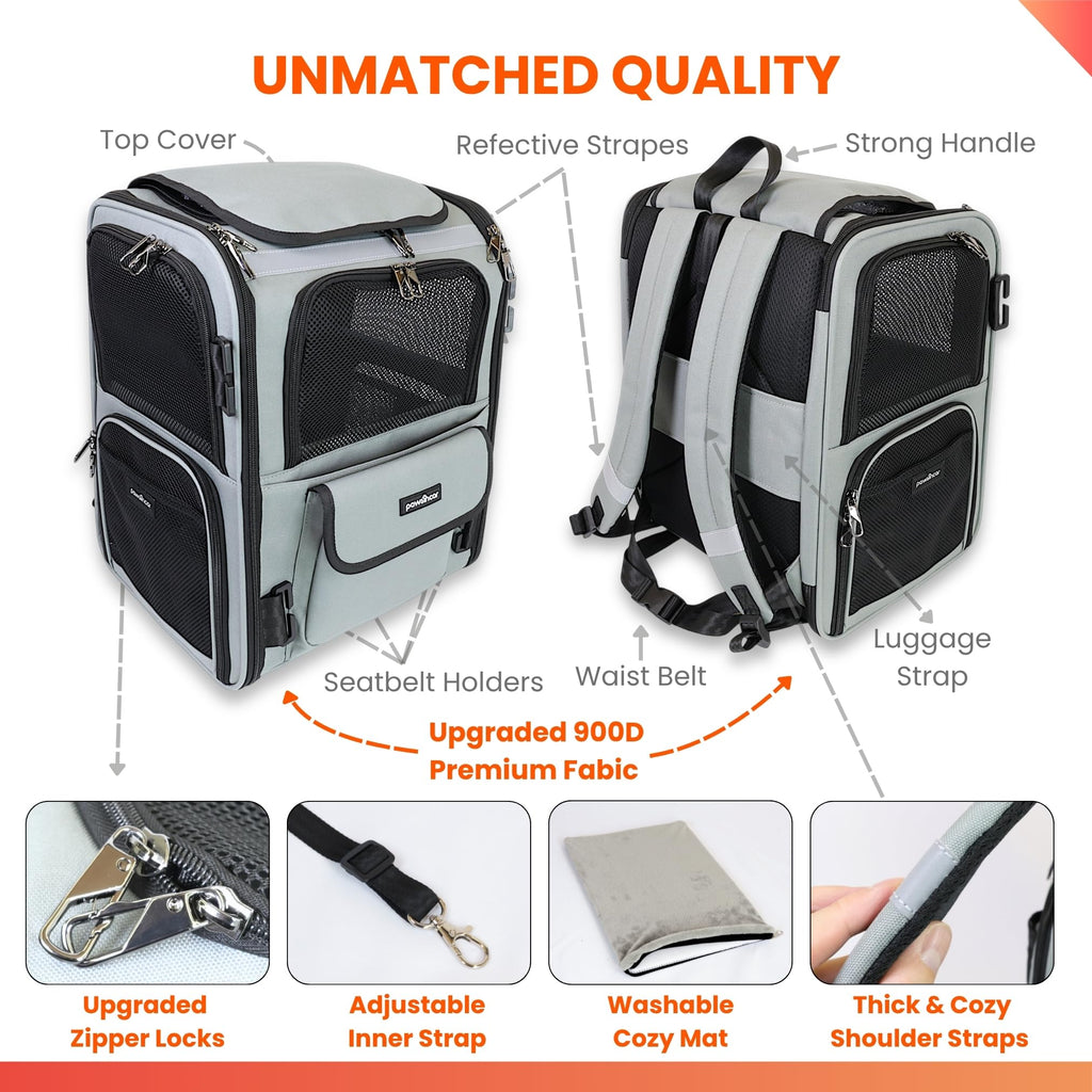 Expandable Cat Backpack Carrier E8905