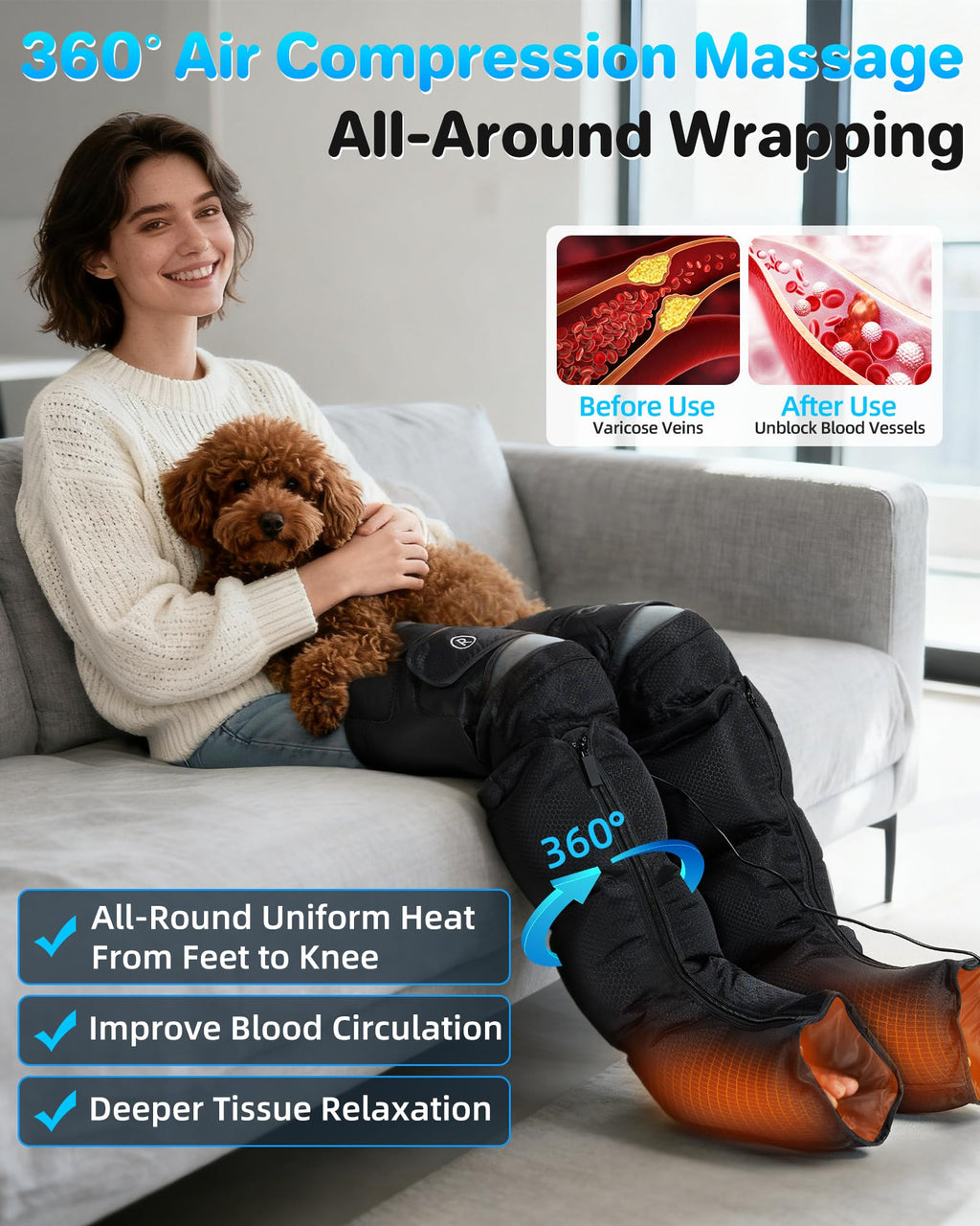 Leg Massager with Heat R188