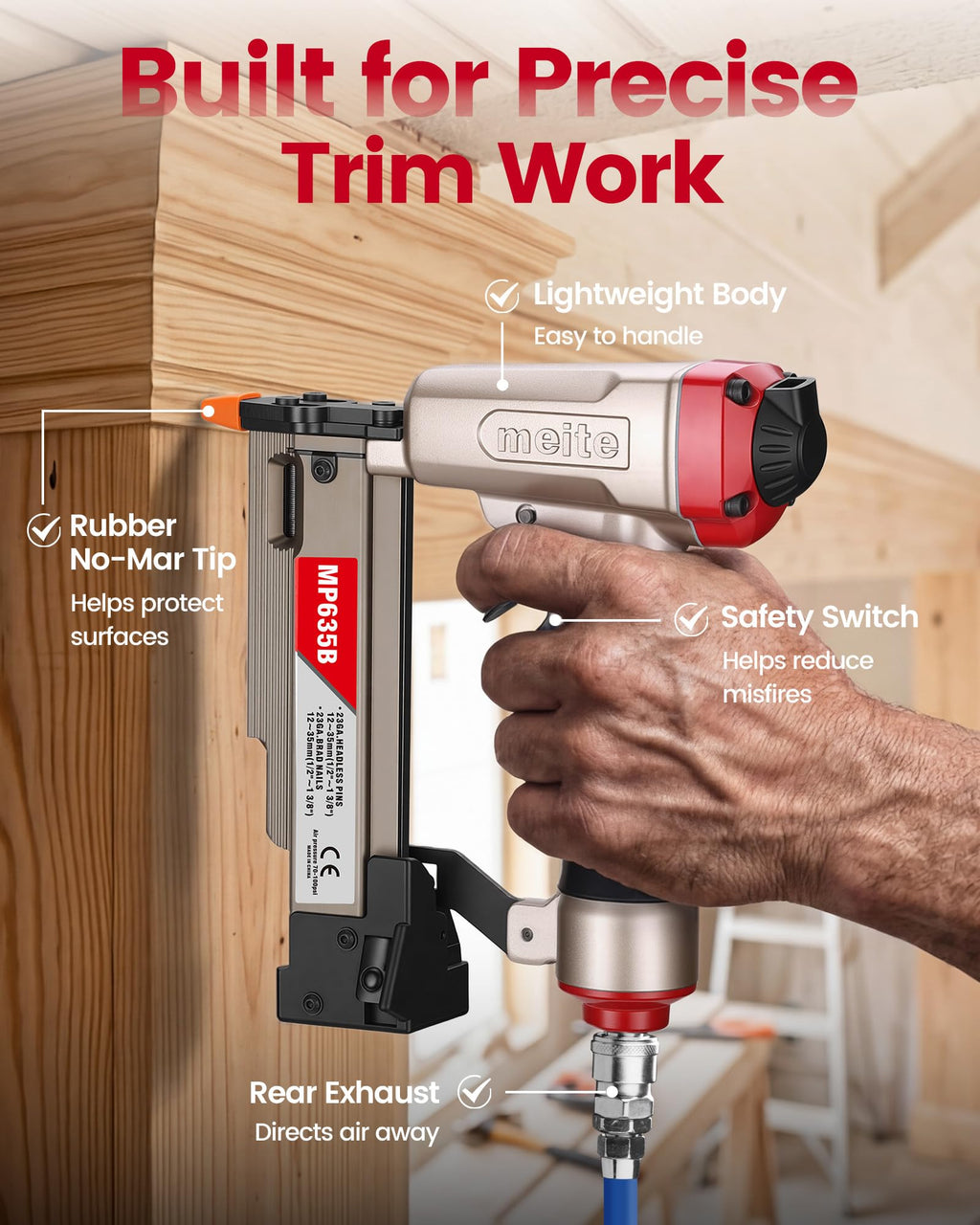 23 Gauge Pneumatic Pin Nailer E166221