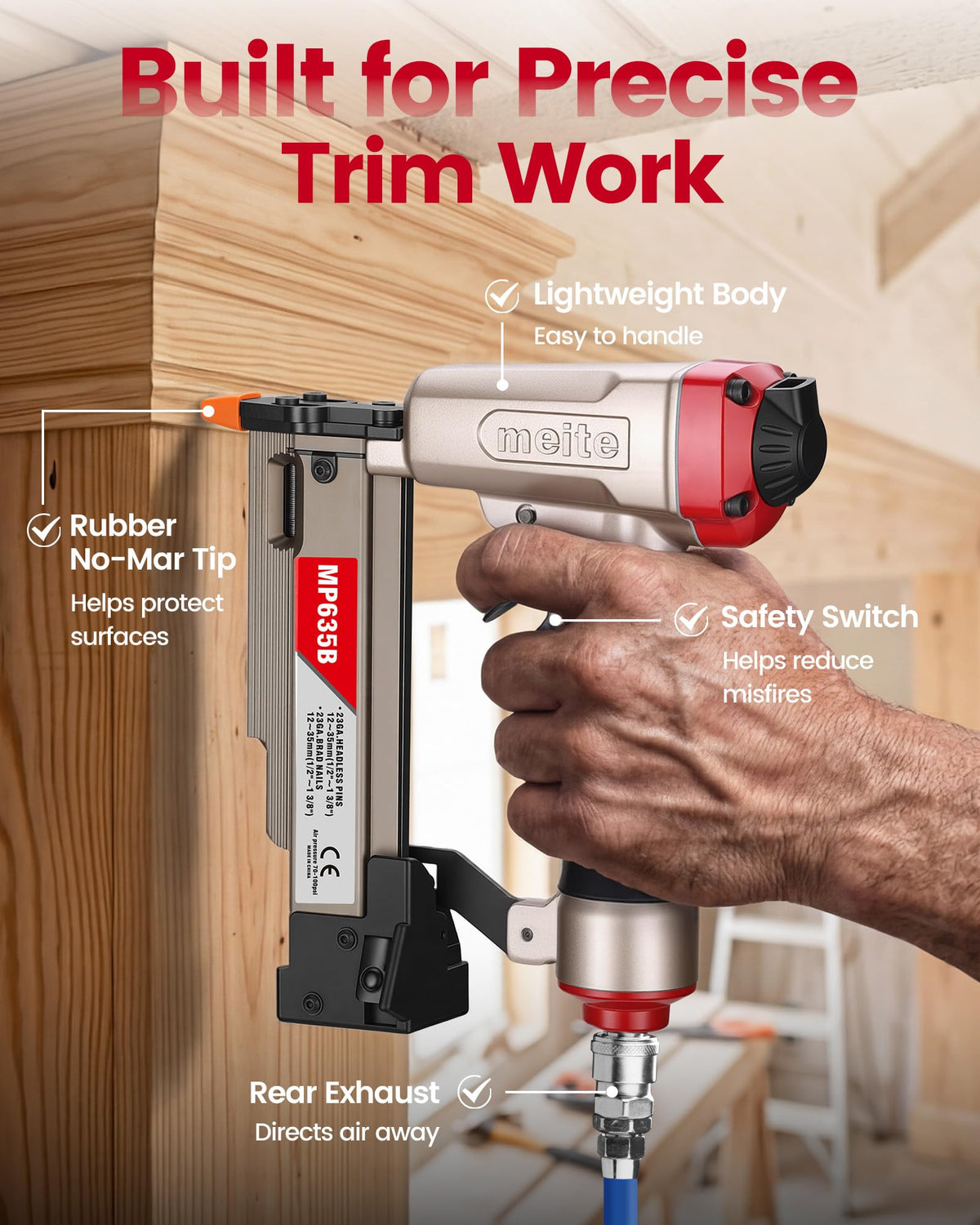23 Gauge Pneumatic Pin Nailer E166221