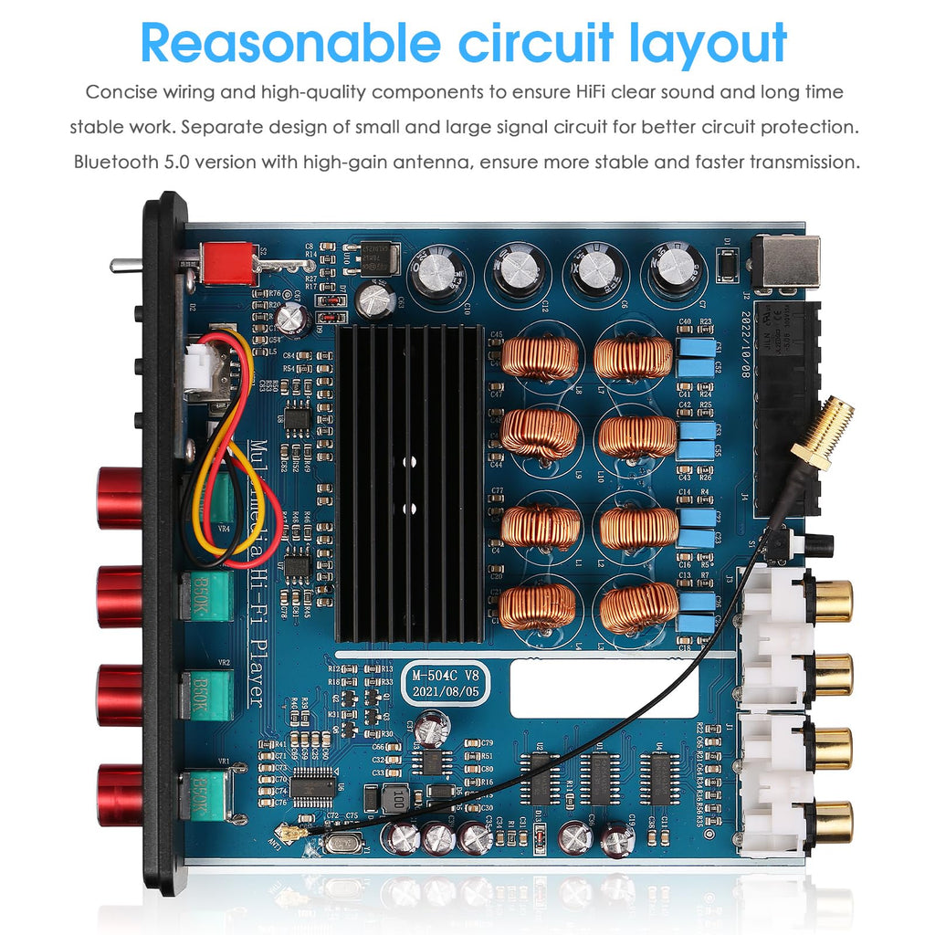 4 Channel Bluetooth Amplifier V1869