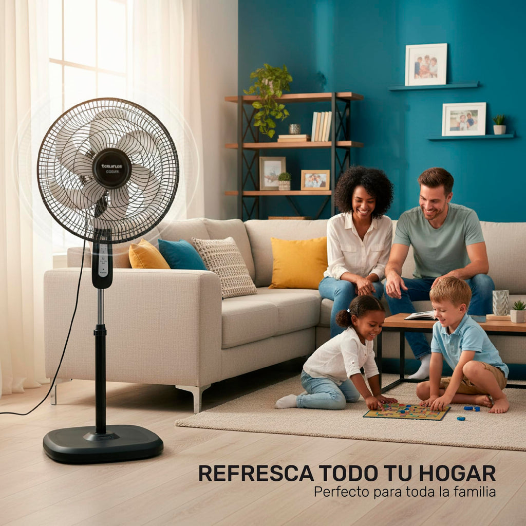16" Oscillating Pedestal Fan with Remote E999