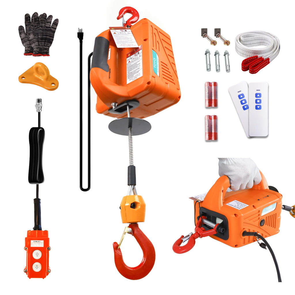 1500W 1500 lbs Electric Hoist Winch Y8006