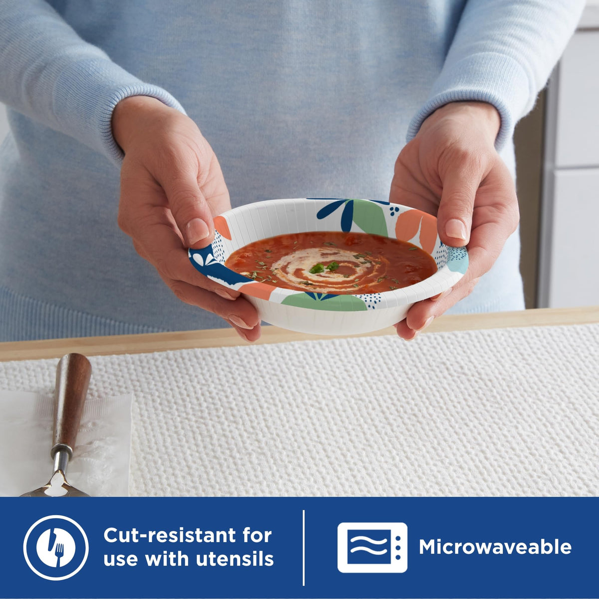 10 Oz Paper Bowls, 280 Count J54956