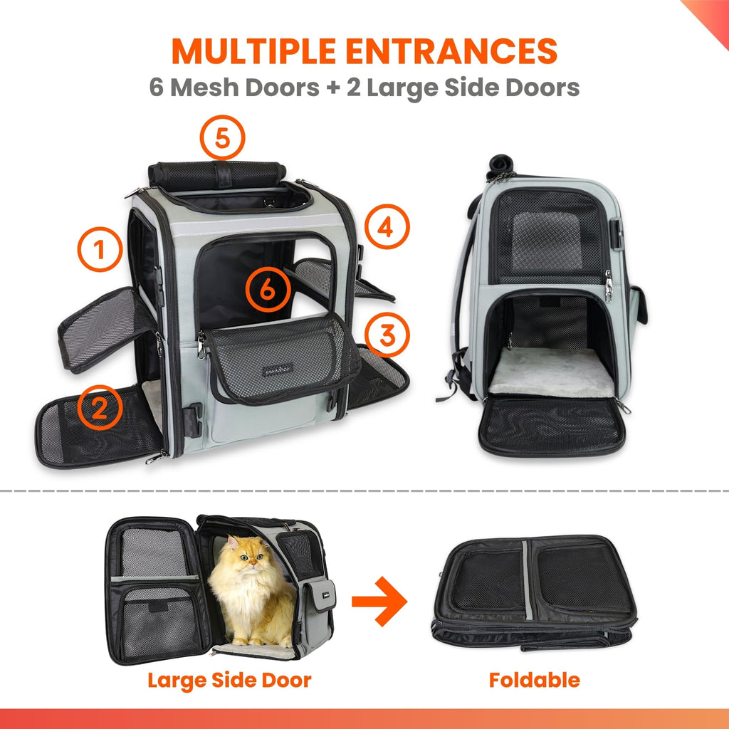 Expandable Cat Backpack Carrier E8905