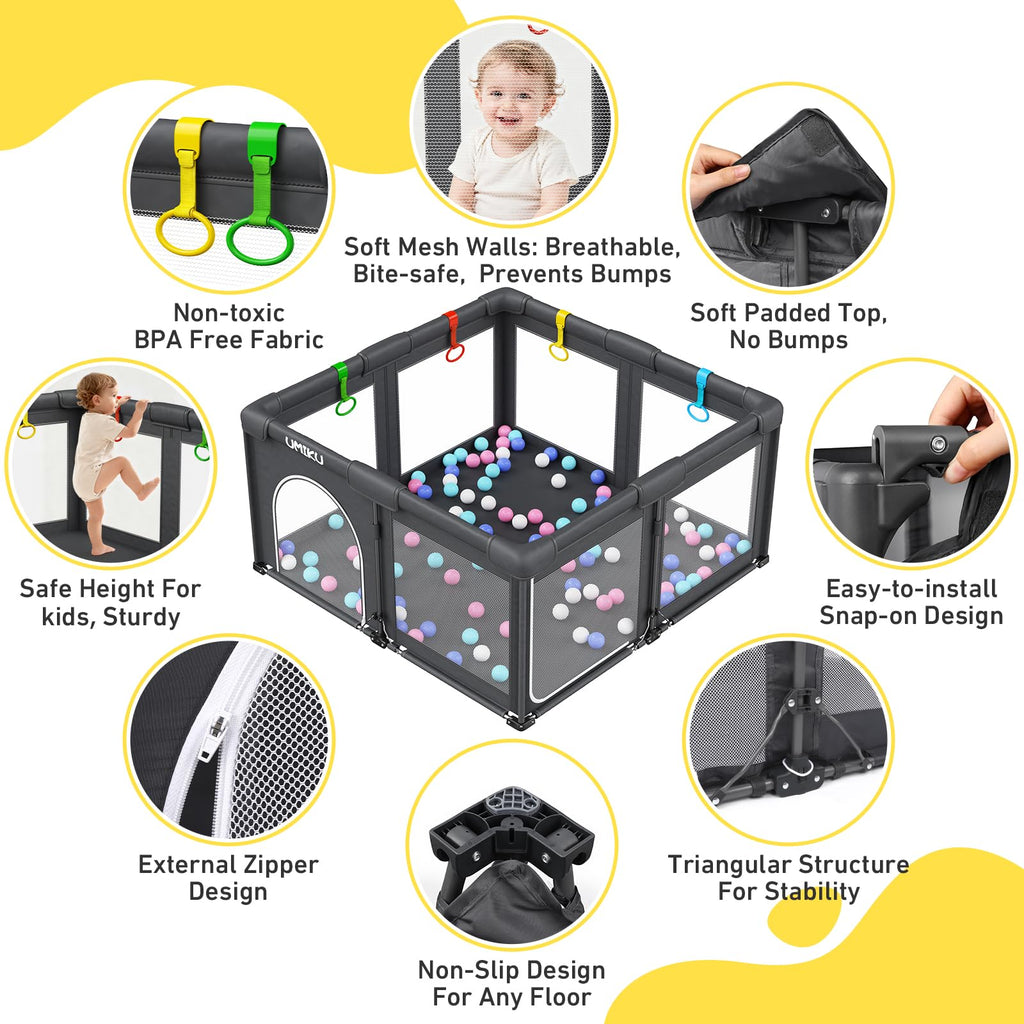 Foldable Baby Playpen 50X50 I8488