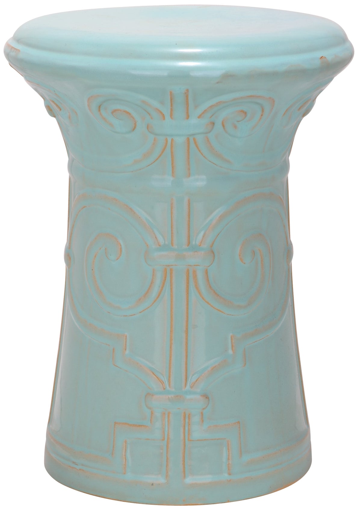 Ceramic Decorative Garden Stool P23797