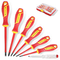 7 Piece VDE Insulated Screwdriver Set with Voltage Tester D586284