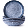 8-Inch Ceramic Pasta Bowls, Set of 4, Blue Glaze Z207848