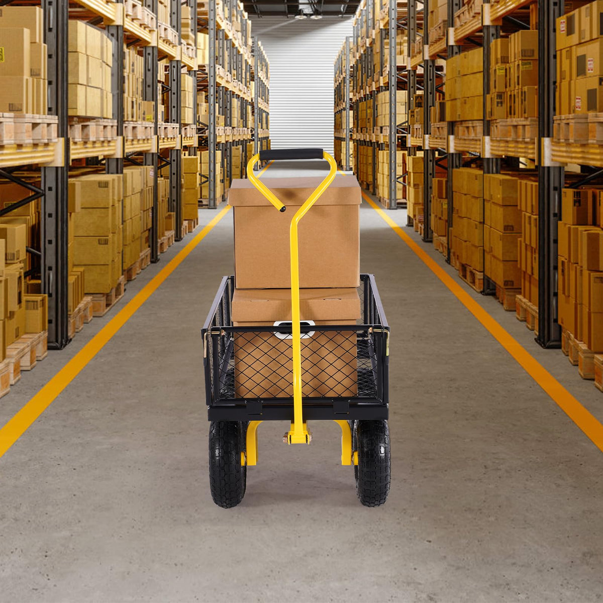 500lbs Steel Garden Cart B8775