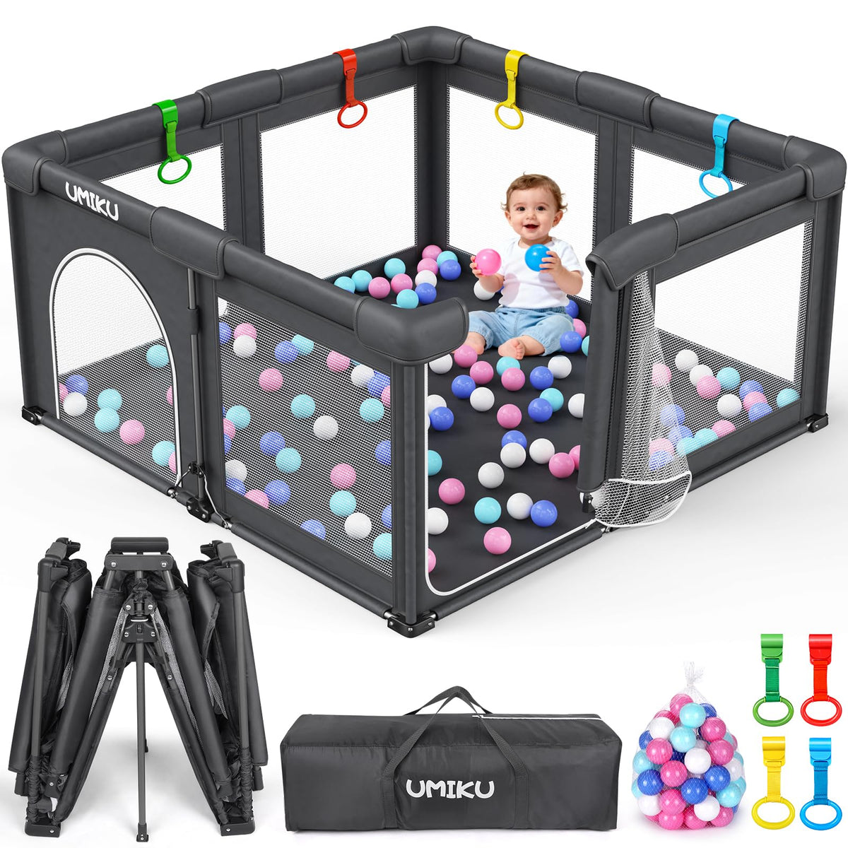 Foldable Baby Playpen 50X50 I8488