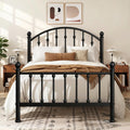 Full Size Metal Bed Frame with Tall Headboard R573