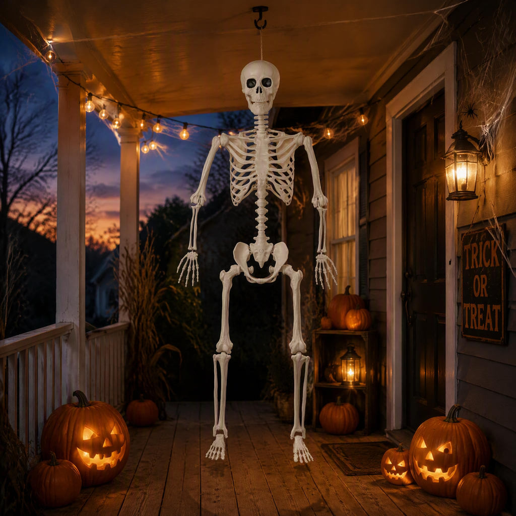 Life Size Posable Full Body Skeleton with Movable Joints K830513