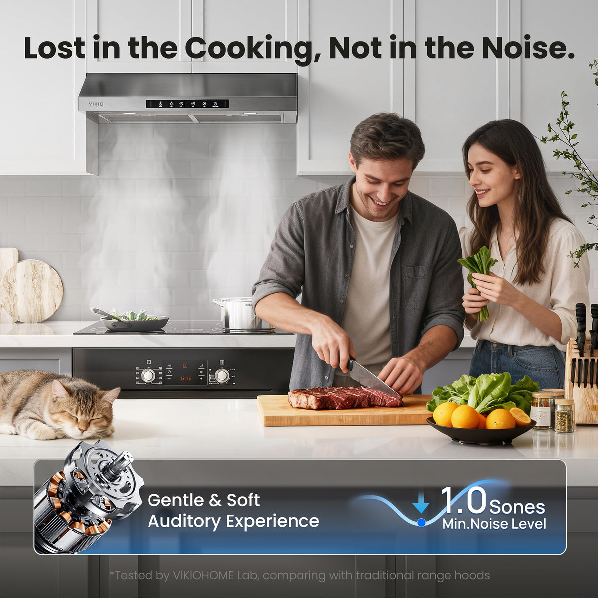 30 Inch Under Cabinet Range Hood 900 CFM Dual Motor O707