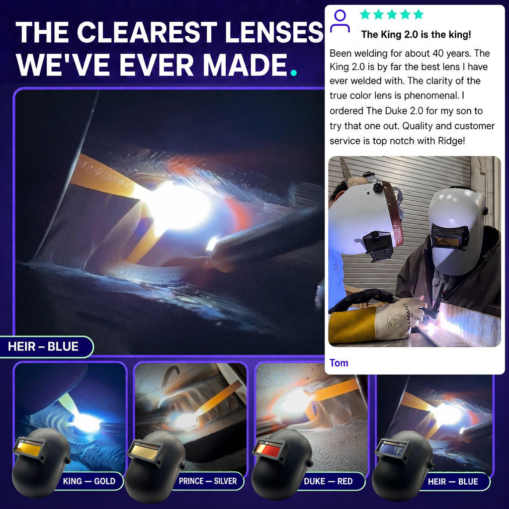 Blue Auto Darkening Welding Lens S374861