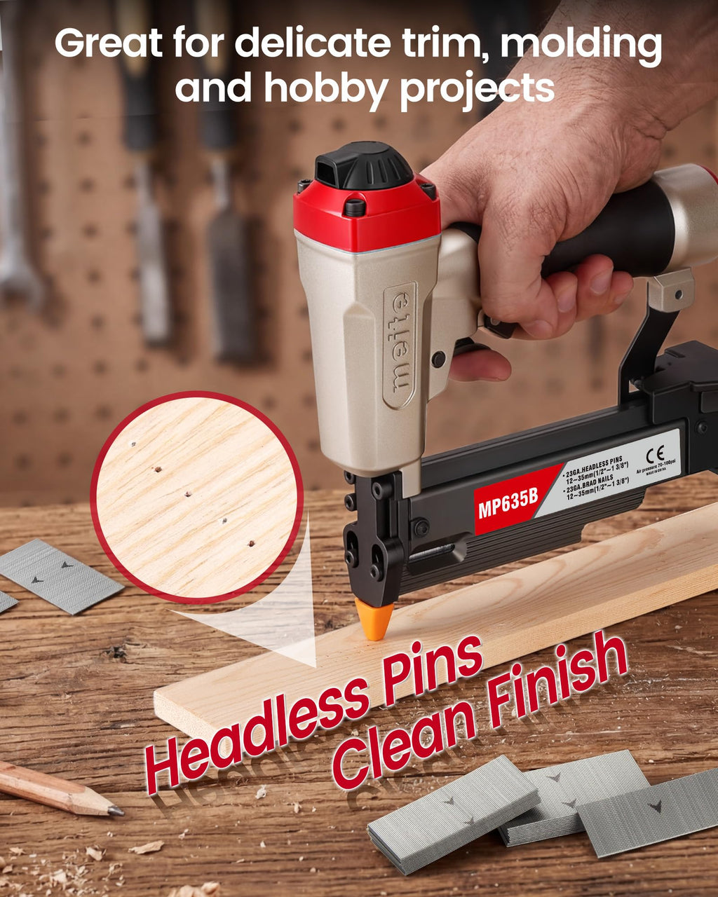 23 Gauge Pneumatic Pin Nailer E166221