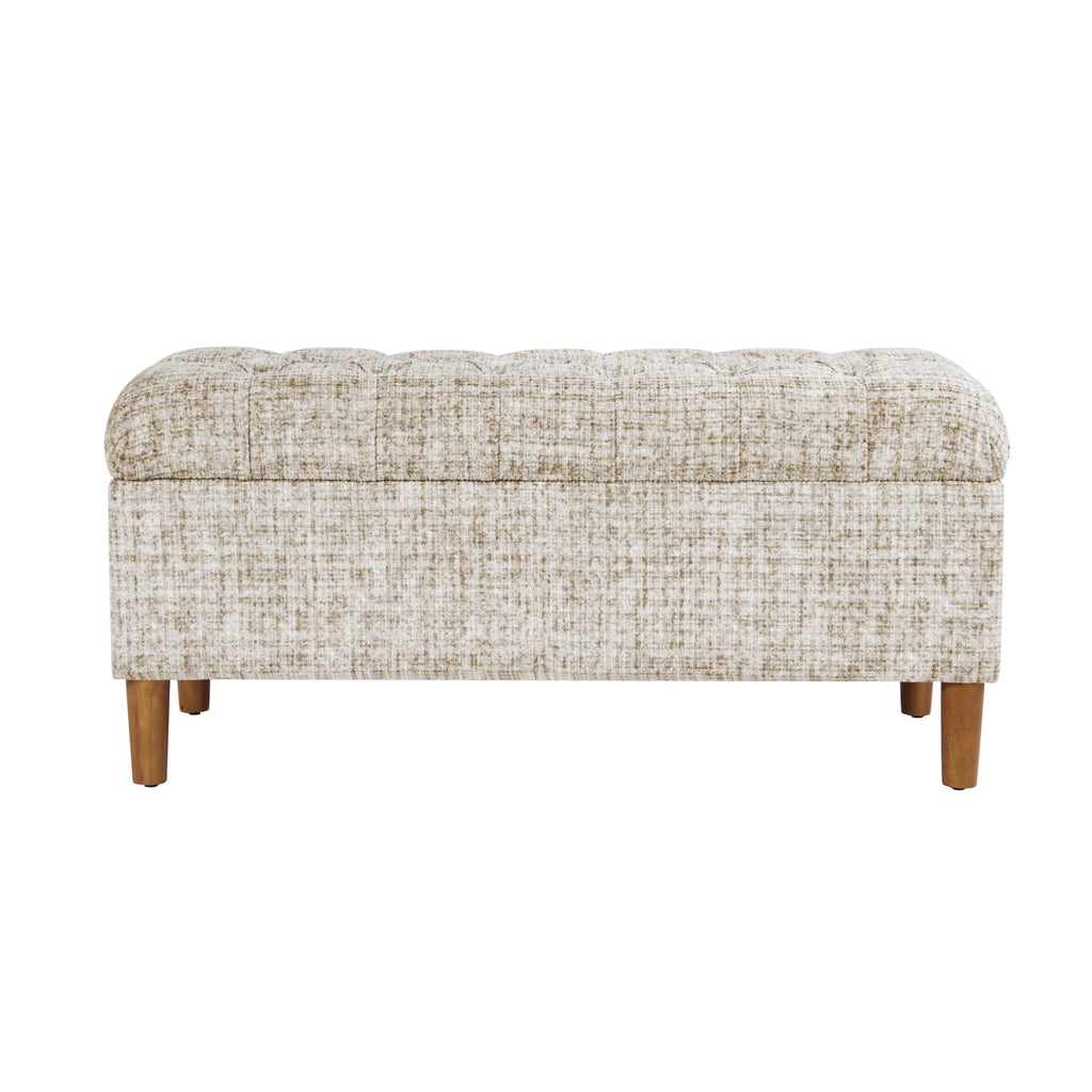 40" Button Tufted Storage Bench X271