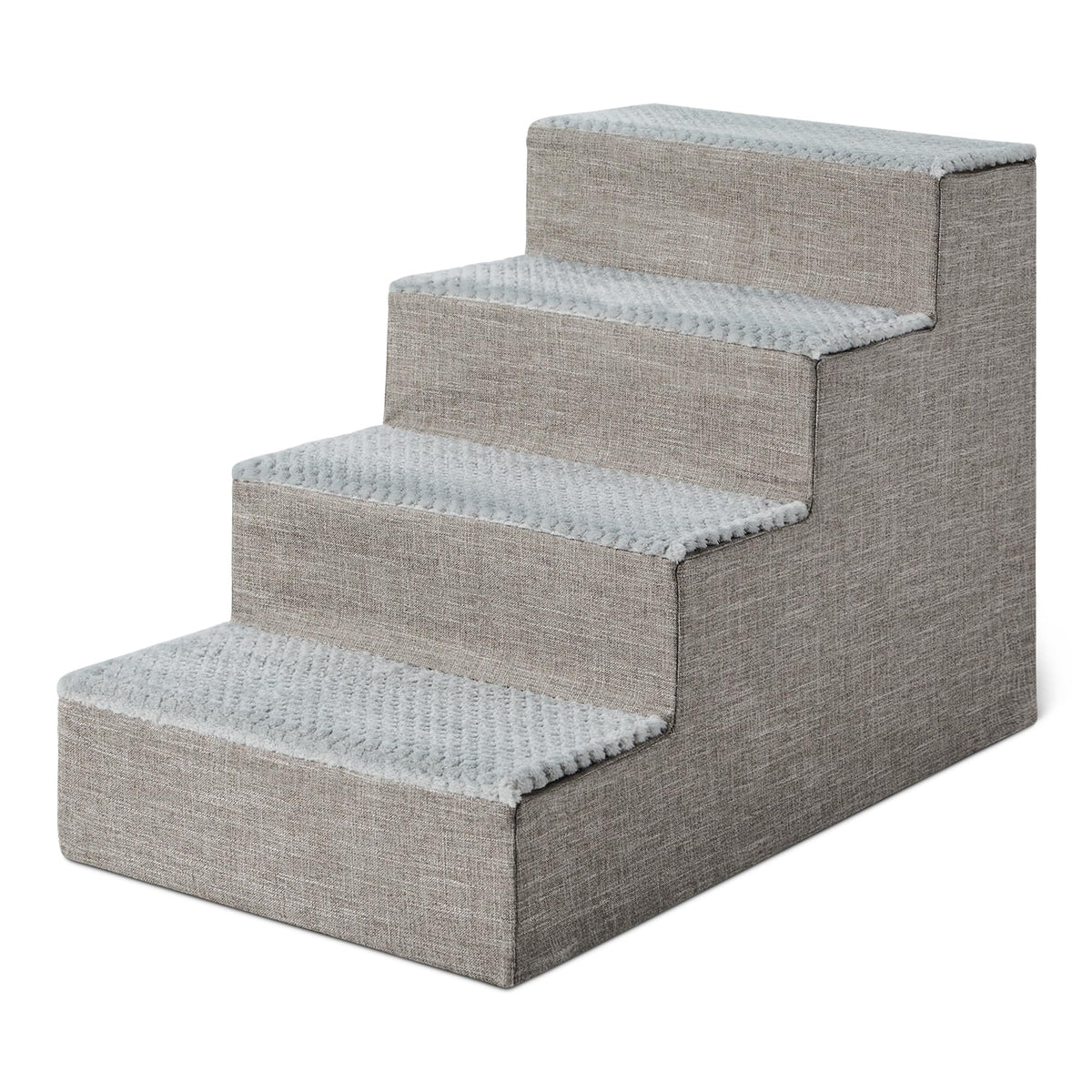 4-Step Non-Slip Grey Dog Steps D892