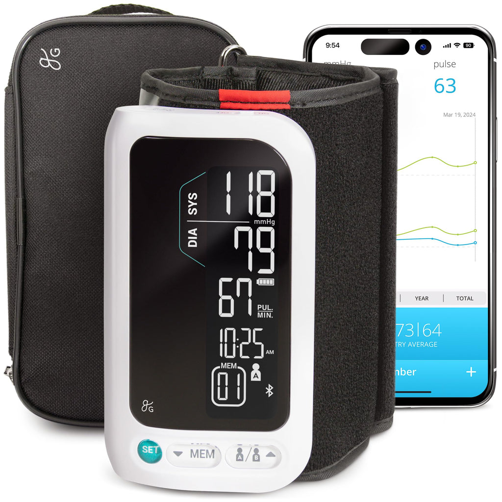 Bluetooth Blood Pressure Monitor with Upper Arm Cuff T743094