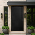 Fiberglass Front Door 36" x 80" Left-Hand Inswing Black C71783