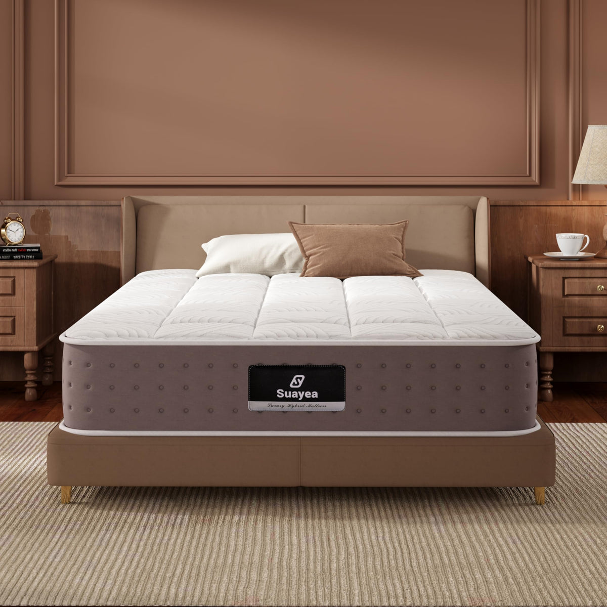 8 Inch Medium Firm Twin XL Hybrid Mattress J953481