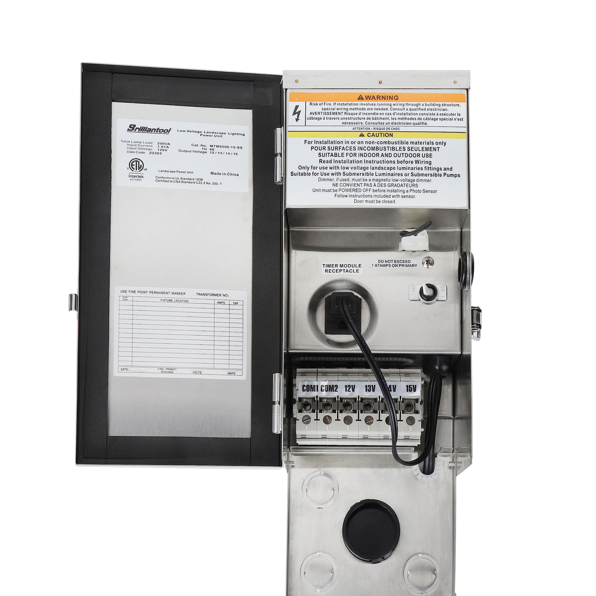 200W Multi-Tap Low Voltage Transformer E248
