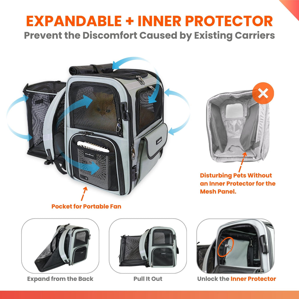 Expandable Cat Backpack Carrier E8905