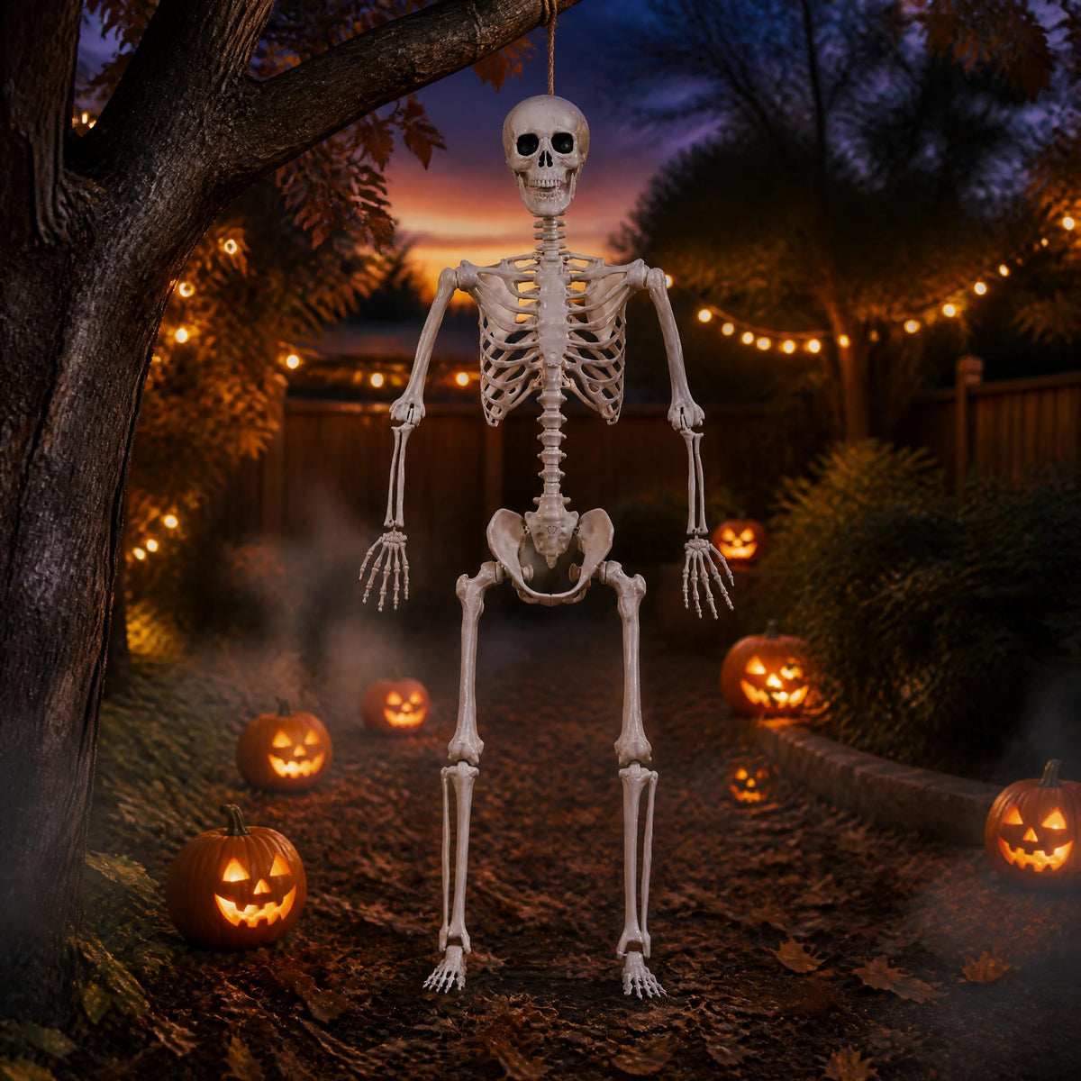 Life Size Posable Full Body Skeleton with Movable Joints K830513