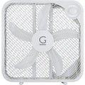 20" Box Fan, 3 Settings, Carry Handle, White M775