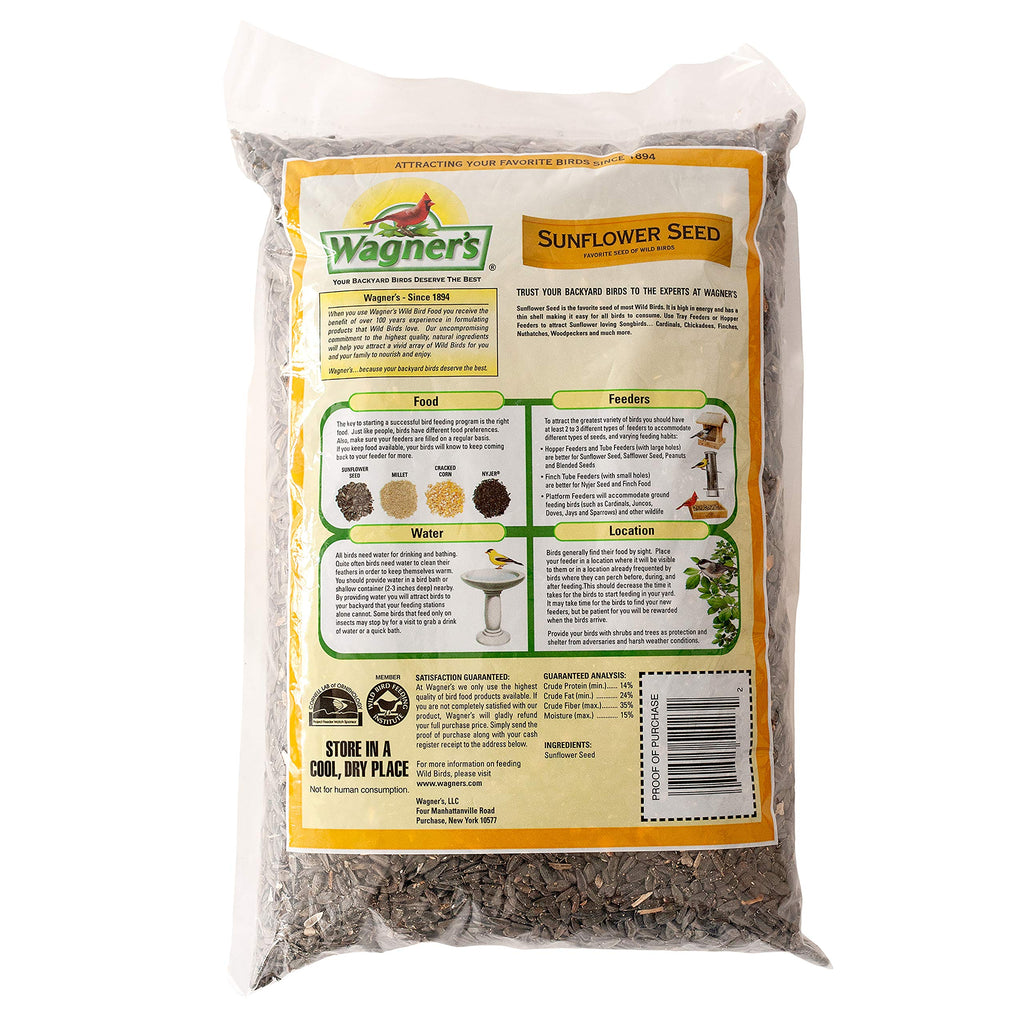 Wild Bird Food with Cherry Flavor 20-Pound Bag and Black Oil Sunflower Seed 5-Pound G83397