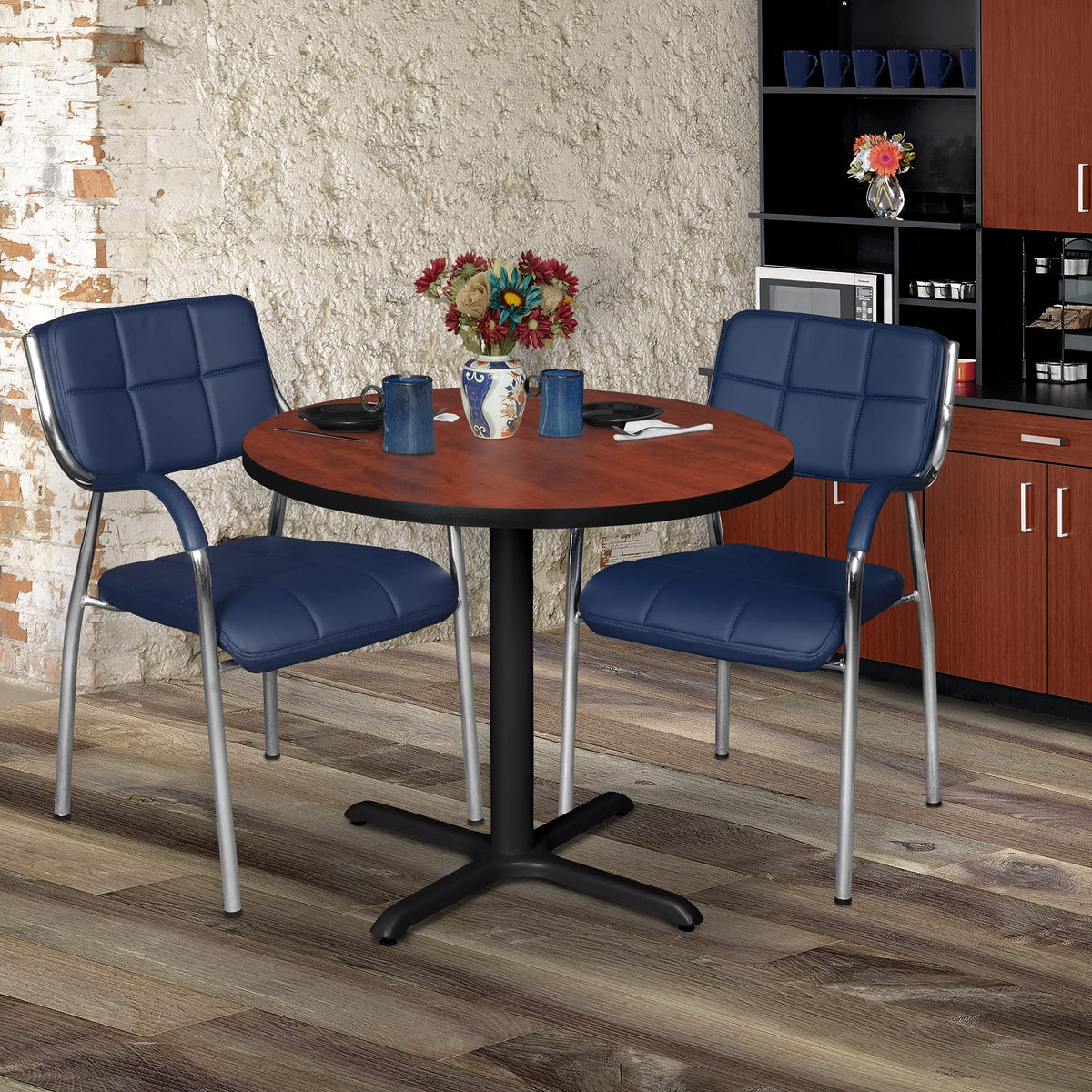 Round X-Base Breakroom Table O8999