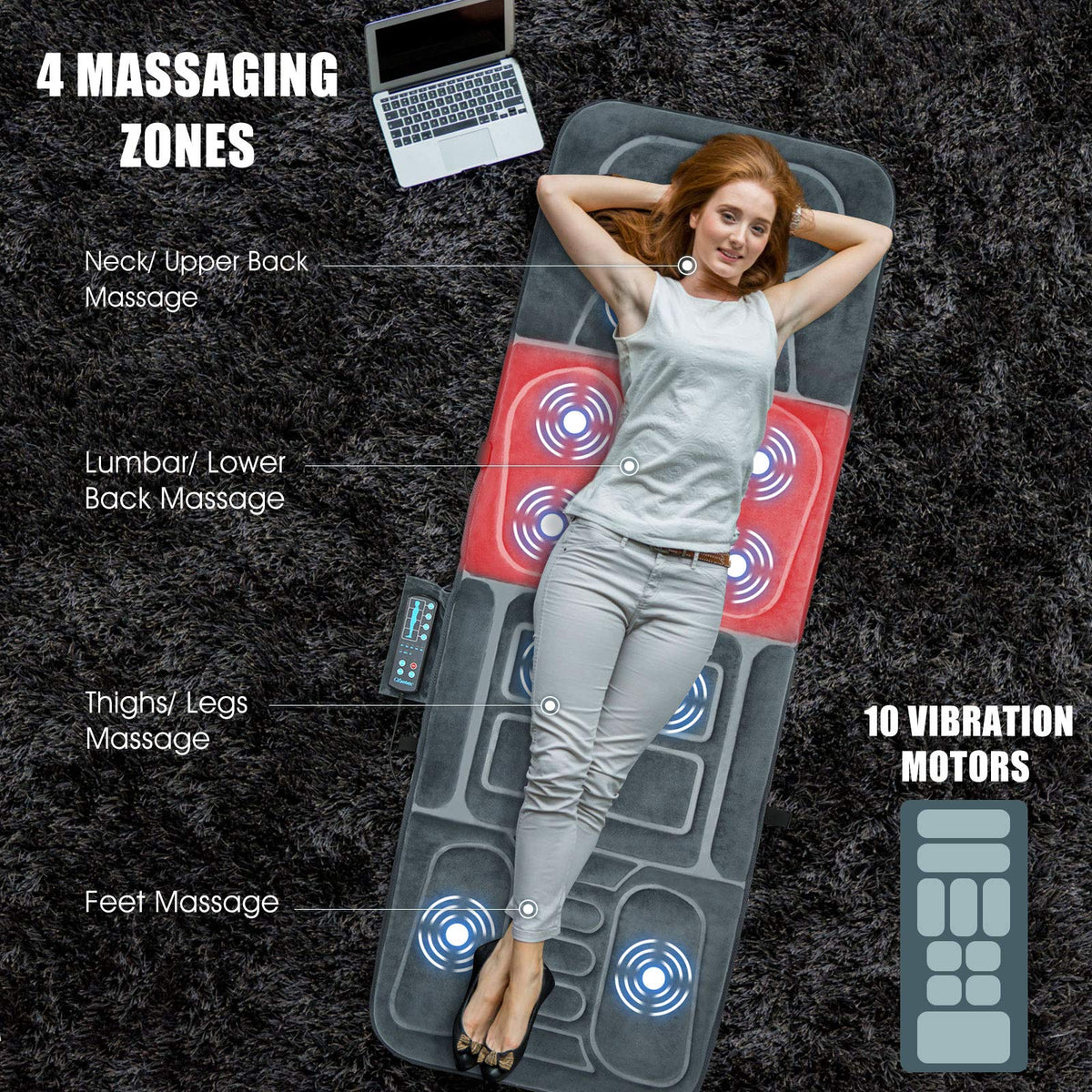 Full Body Massage Mat with Heat P319981