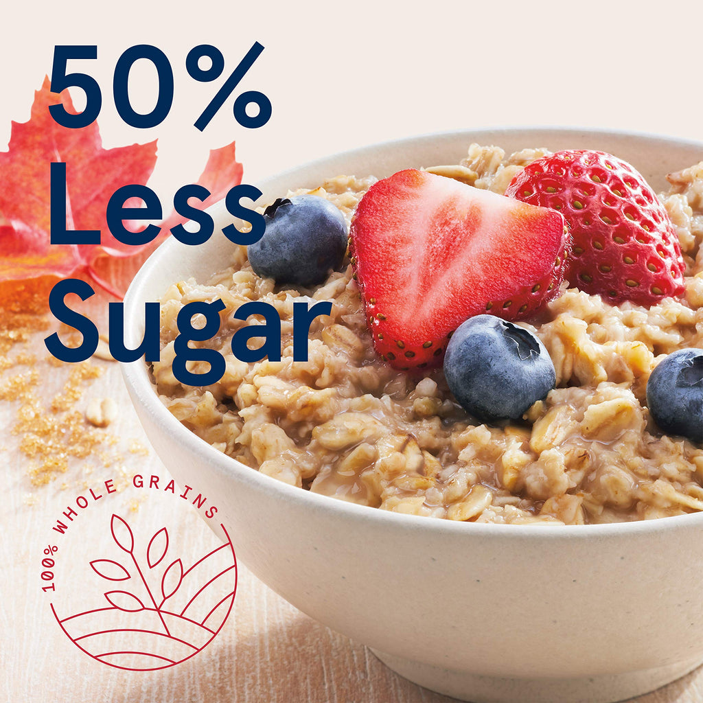 Instant Oatmeal Lower Sugar Maple Brown Sugar 1.19 Ounce Pack of 48 J99672